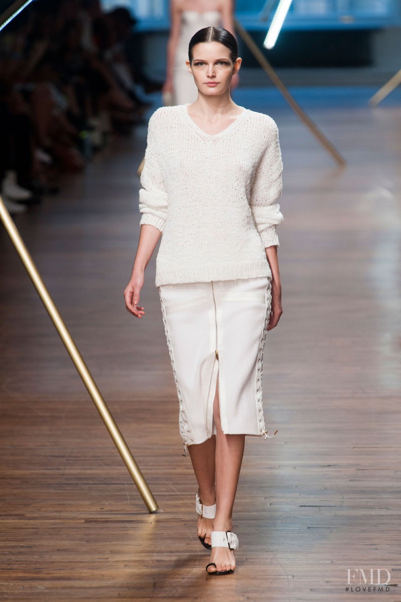 Zlata Mangafic featured in  the Jason Wu fashion show for Spring/Summer 2014