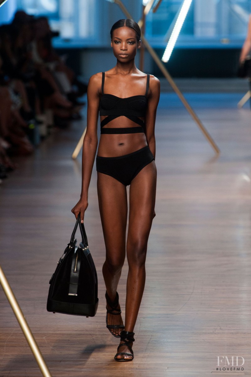 Maria Borges featured in  the Jason Wu fashion show for Spring/Summer 2014