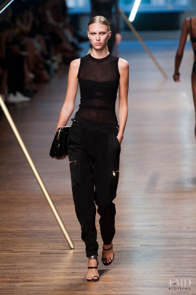 Juliana Schurig featured in  the Jason Wu fashion show for Spring/Summer 2014