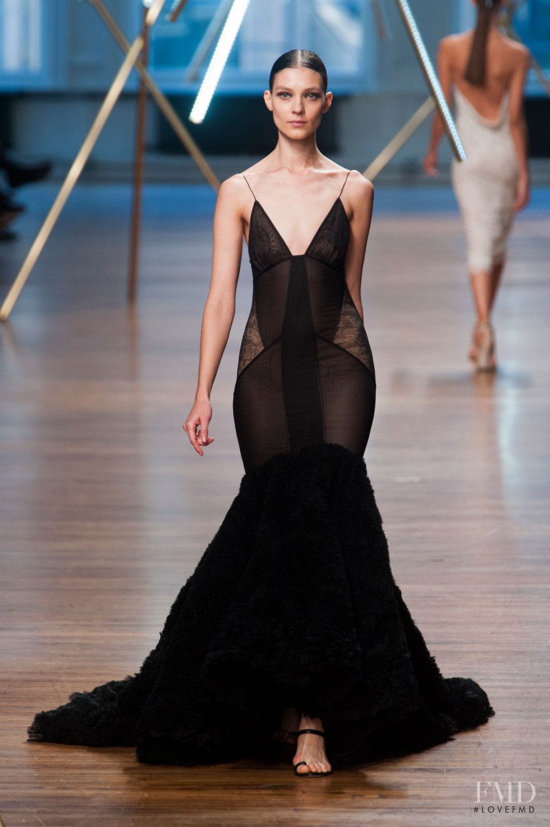 Kati Nescher featured in  the Jason Wu fashion show for Spring/Summer 2014