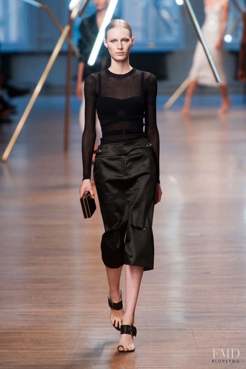 Julia Nobis featured in  the Jason Wu fashion show for Spring/Summer 2014