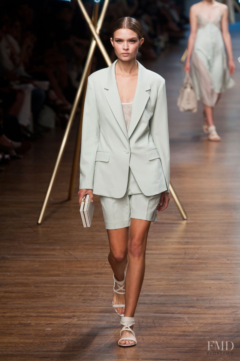 Josephine Skriver featured in  the Jason Wu fashion show for Spring/Summer 2014