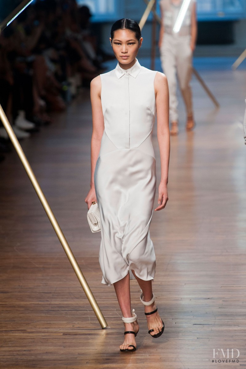 Chiharu Okunugi featured in  the Jason Wu fashion show for Spring/Summer 2014