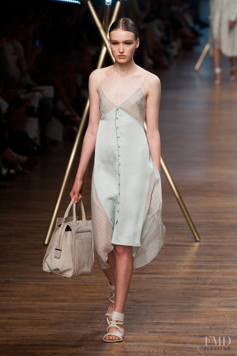 Maddison Brown featured in  the Jason Wu fashion show for Spring/Summer 2014