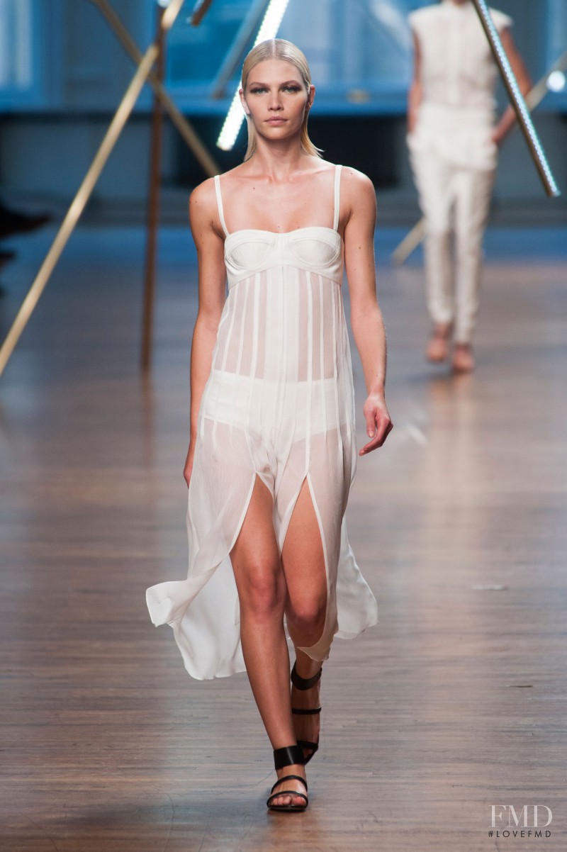 Aline Weber featured in  the Jason Wu fashion show for Spring/Summer 2014