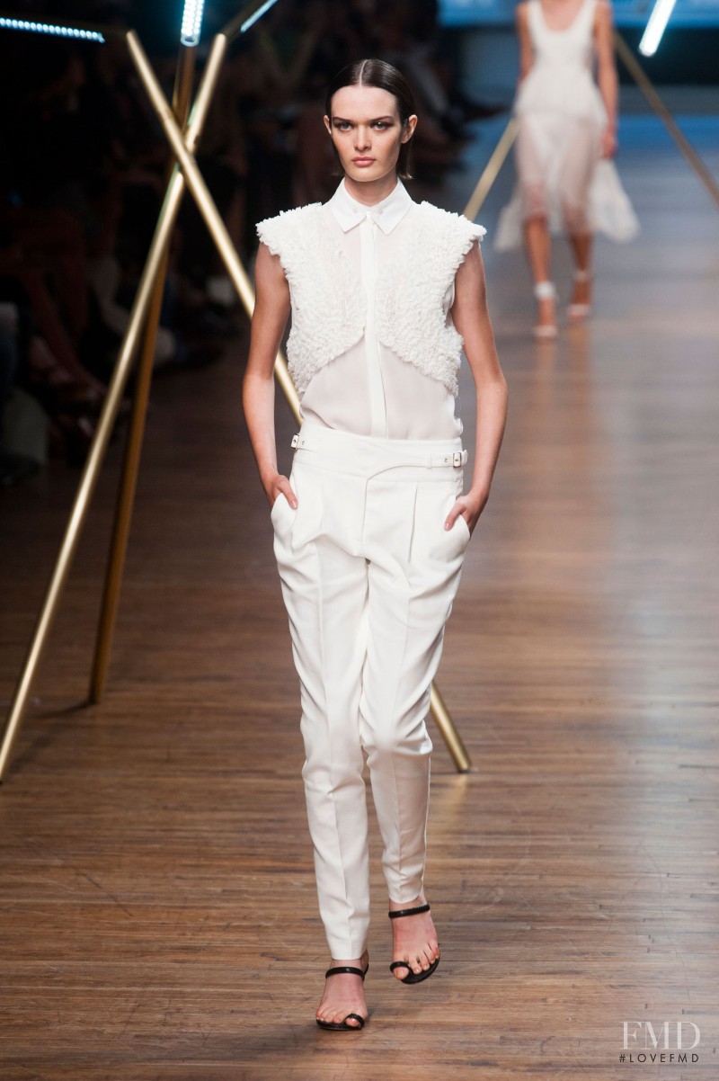 Sam Rollinson featured in  the Jason Wu fashion show for Spring/Summer 2014