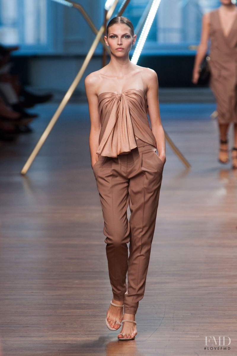 Karlina Caune featured in  the Jason Wu fashion show for Spring/Summer 2014