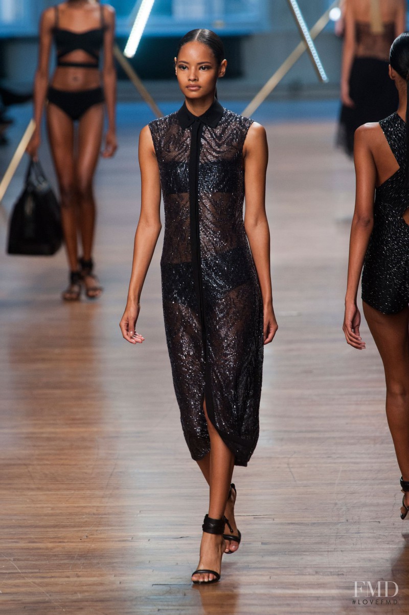 Malaika Firth featured in  the Jason Wu fashion show for Spring/Summer 2014