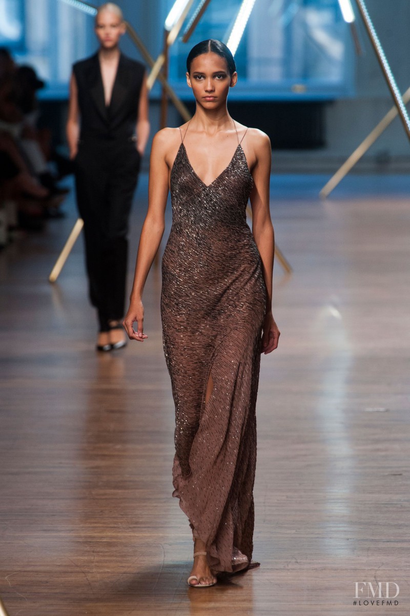 Cora Emmanuel featured in  the Jason Wu fashion show for Spring/Summer 2014