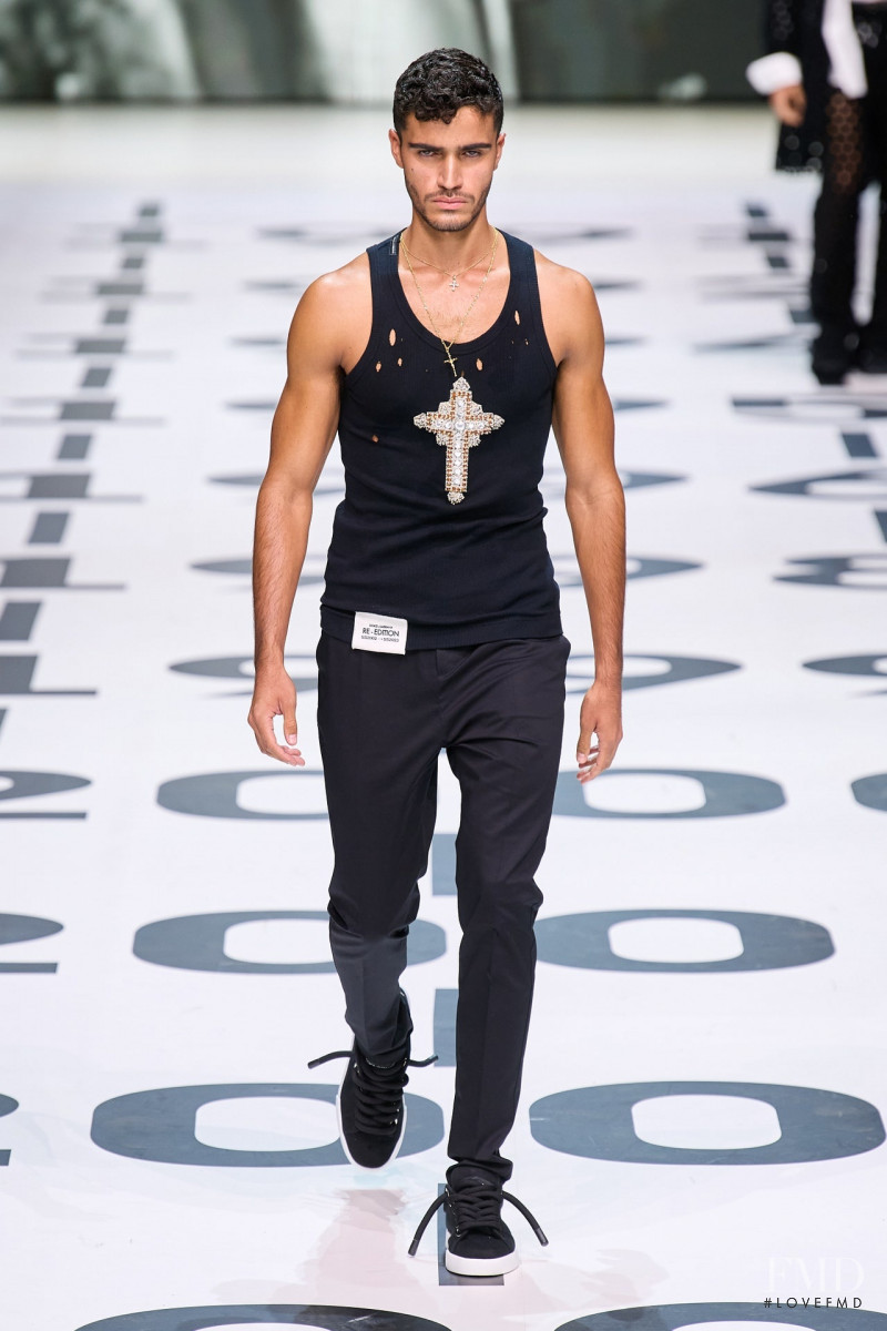 Juan Rivera featured in  the Dolce & Gabbana fashion show for Spring/Summer 2023