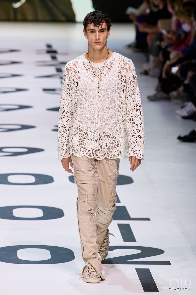 Carlos Galobart featured in  the Dolce & Gabbana fashion show for Spring/Summer 2023
