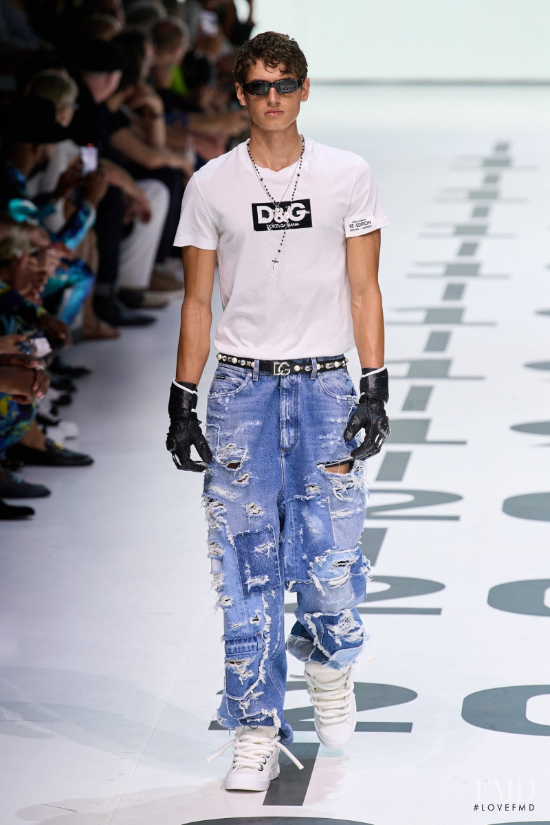 David Selihove featured in  the Dolce & Gabbana fashion show for Spring/Summer 2023