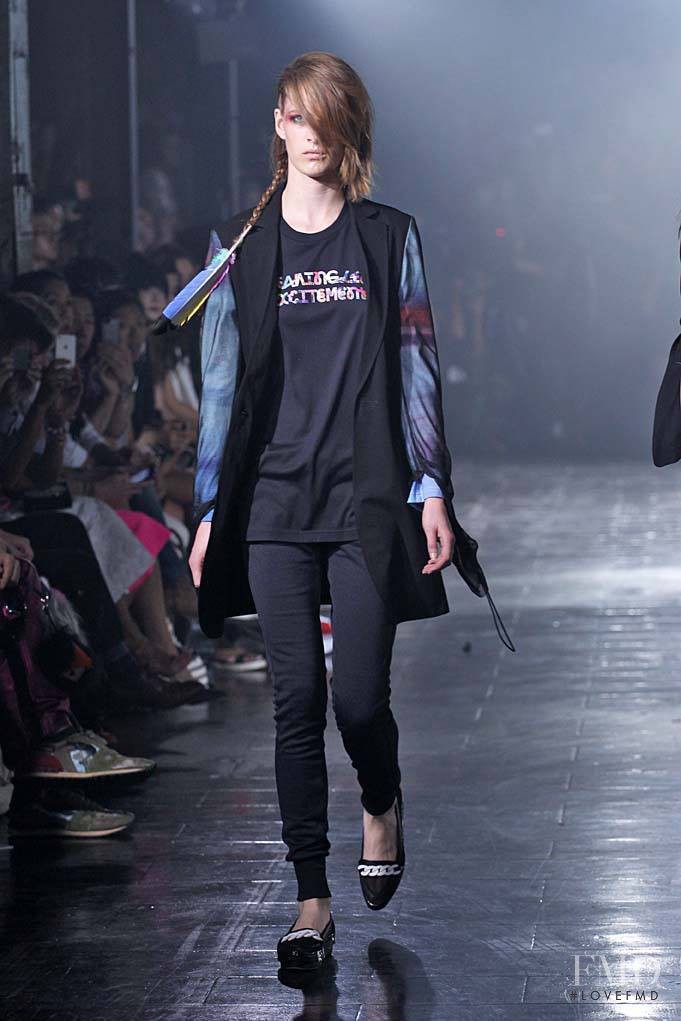 Ashleigh Good featured in  the Y-3 fashion show for Spring/Summer 2014