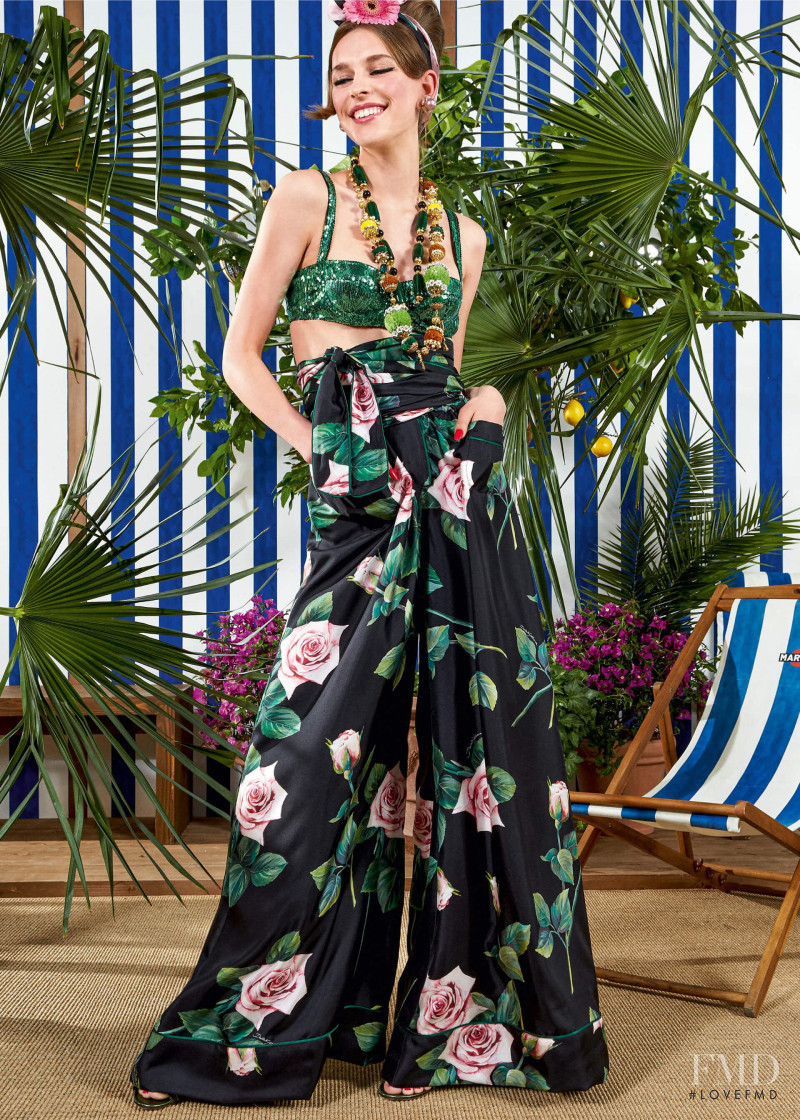 Dolce & Gabbana Tropical Roses  advertisement for Spring/Summer 2020