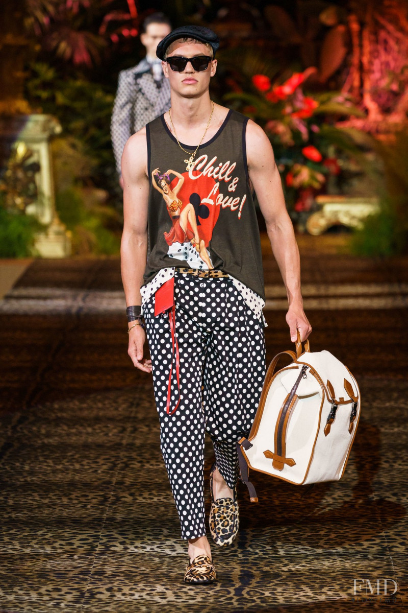 Paul François featured in  the Dolce & Gabbana fashion show for Spring/Summer 2020