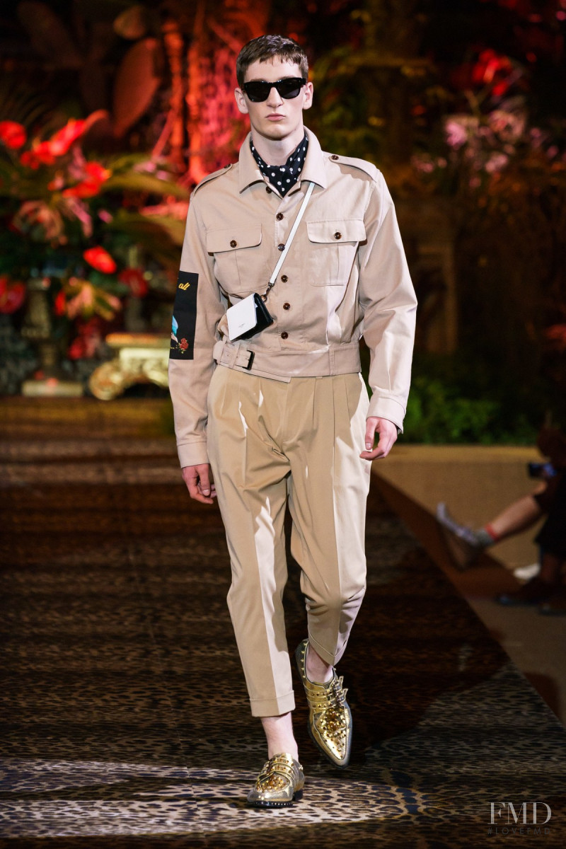Ivan Sudati featured in  the Dolce & Gabbana fashion show for Spring/Summer 2020