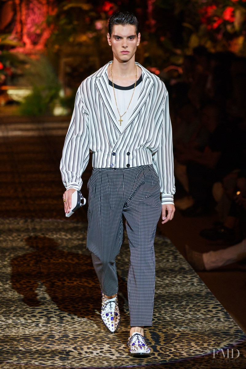 Enrique Fariñas featured in  the Dolce & Gabbana fashion show for Spring/Summer 2020