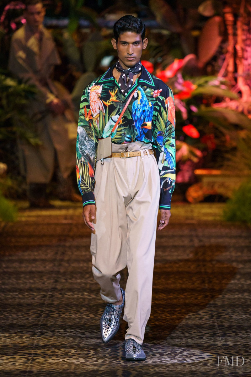 Pranav Bhargav featured in  the Dolce & Gabbana fashion show for Spring/Summer 2020