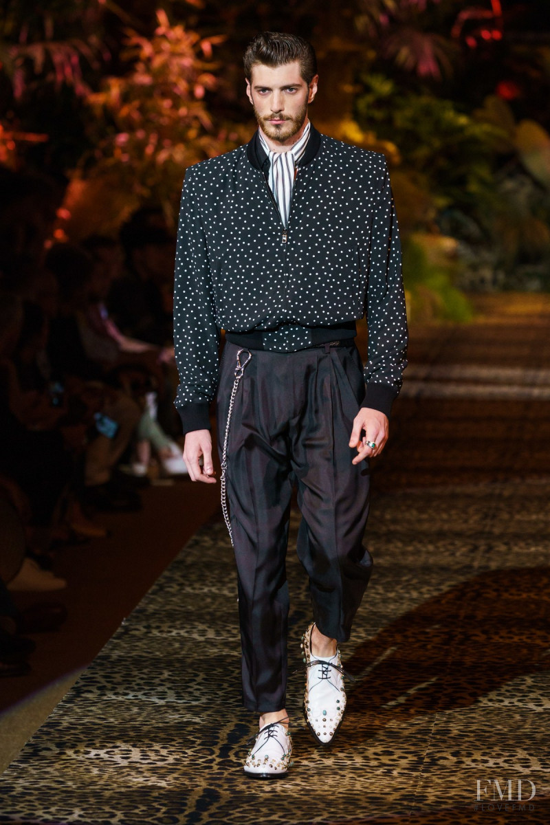 Matteo Guidarelli featured in  the Dolce & Gabbana fashion show for Spring/Summer 2020