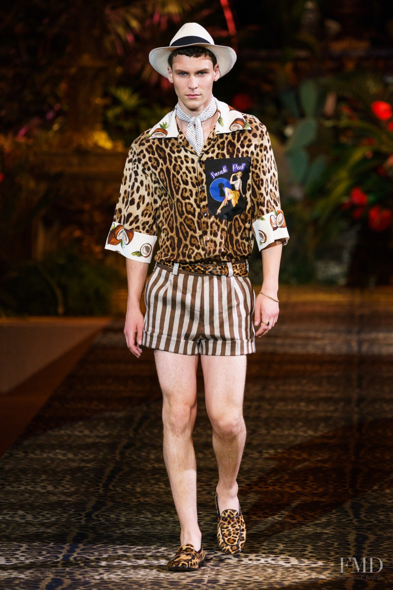 Dima Babenko featured in  the Dolce & Gabbana fashion show for Spring/Summer 2020