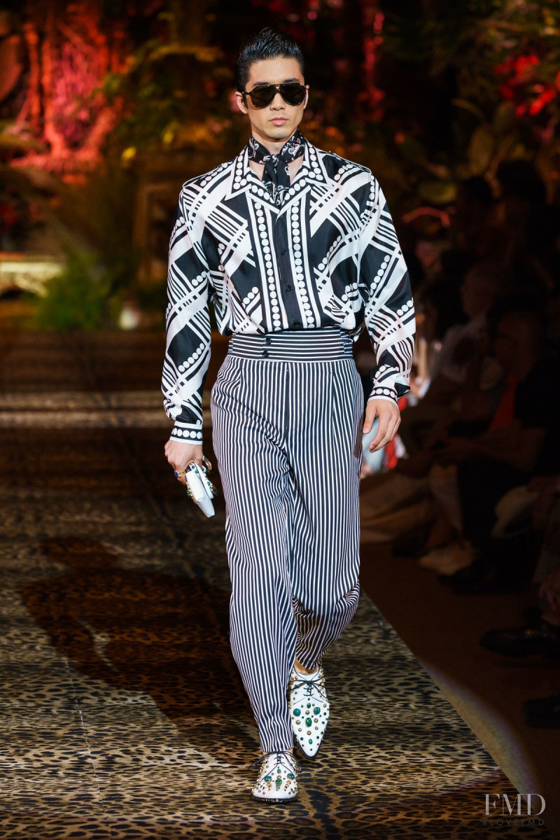Ryoyu Katsushima featured in  the Dolce & Gabbana fashion show for Spring/Summer 2020