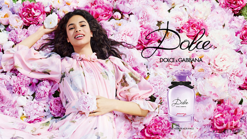 Aira Ferreira featured in  the Dolce & Gabbana Fragrance Dolce Peony advertisement for Spring 2019