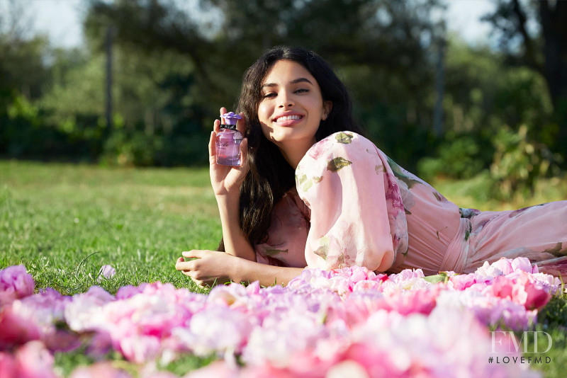 Aira Ferreira featured in  the Dolce & Gabbana Fragrance Dolce Peony advertisement for Spring 2019