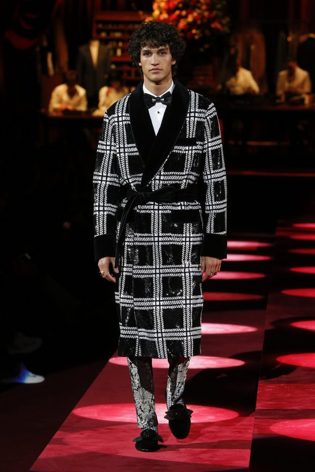 Francisco Henriques featured in  the Dolce & Gabbana fashion show for Autumn/Winter 2019