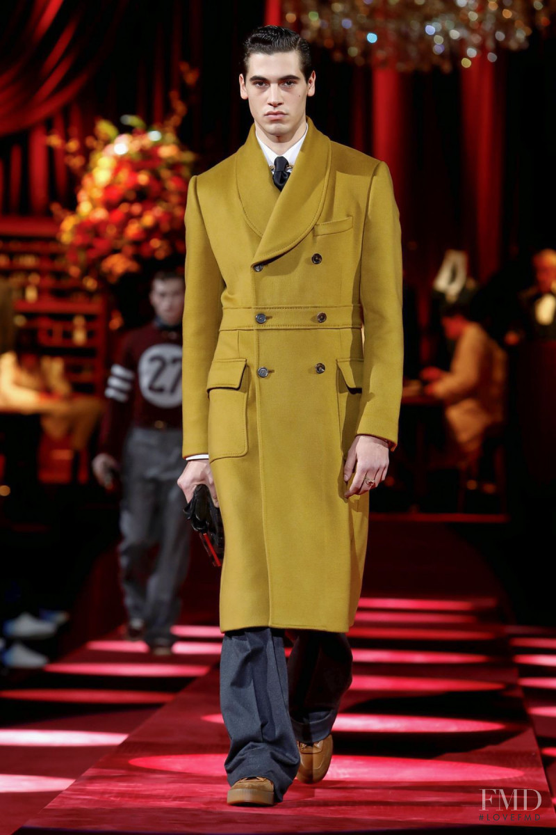 Marco Bellotti featured in  the Dolce & Gabbana fashion show for Autumn/Winter 2019