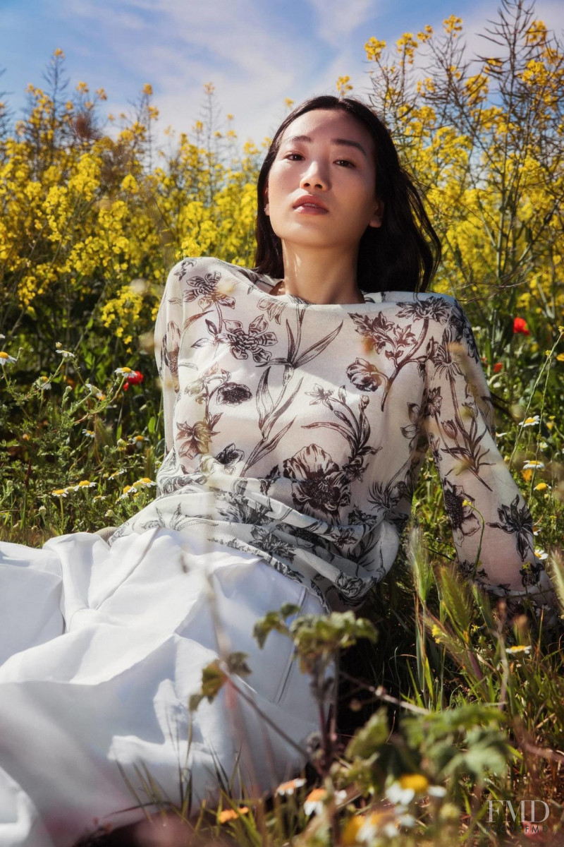 Salvatore Ferragamo Tuscan Wildflowers advertisement for Pre-Fall 2021