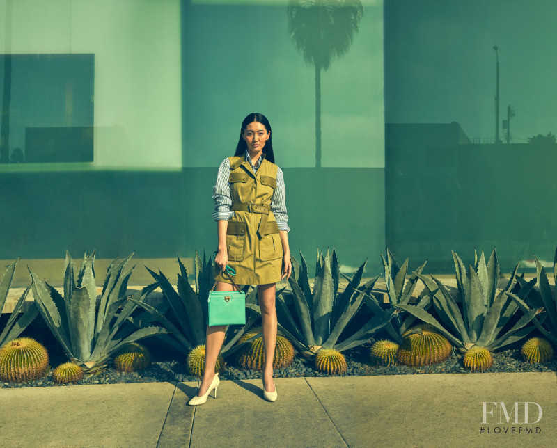Bonnie Chen featured in  the Salvatore Ferragamo advertisement for Spring/Summer 2020