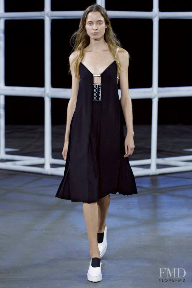 Tessa Bennenbroek featured in  the Alexander Wang fashion show for Spring/Summer 2014