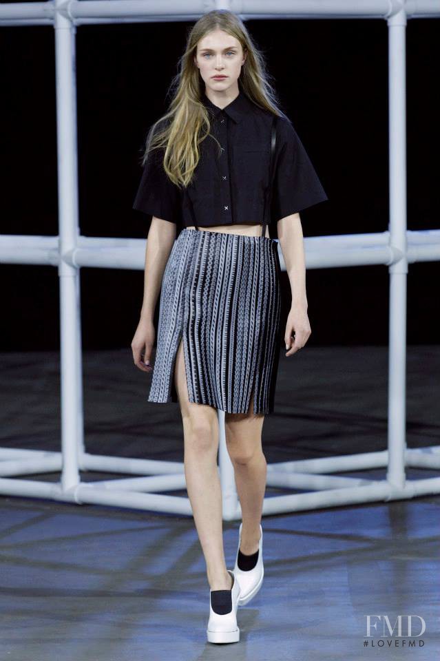 Hedvig Palm featured in  the Alexander Wang fashion show for Spring/Summer 2014