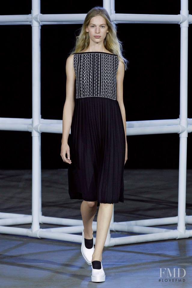 Vanessa Axente featured in  the Alexander Wang fashion show for Spring/Summer 2014