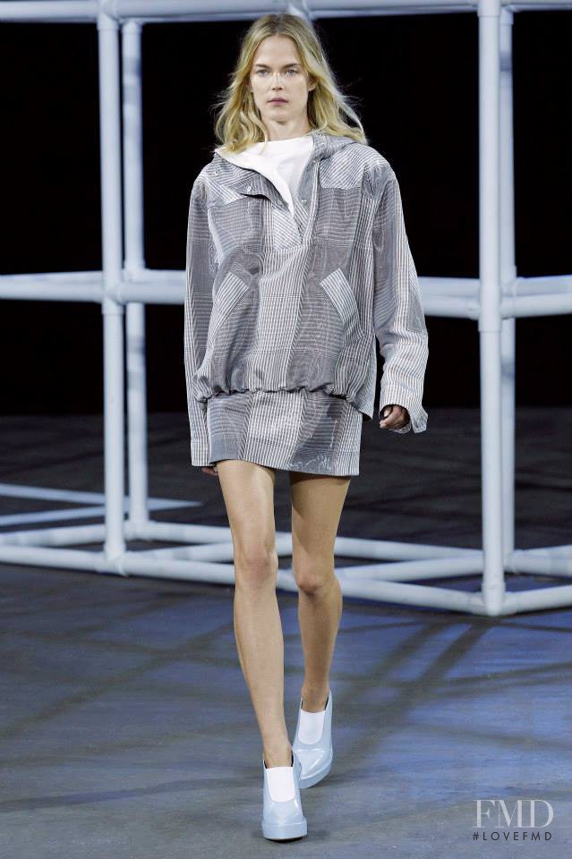 Shannan Click featured in  the Alexander Wang fashion show for Spring/Summer 2014