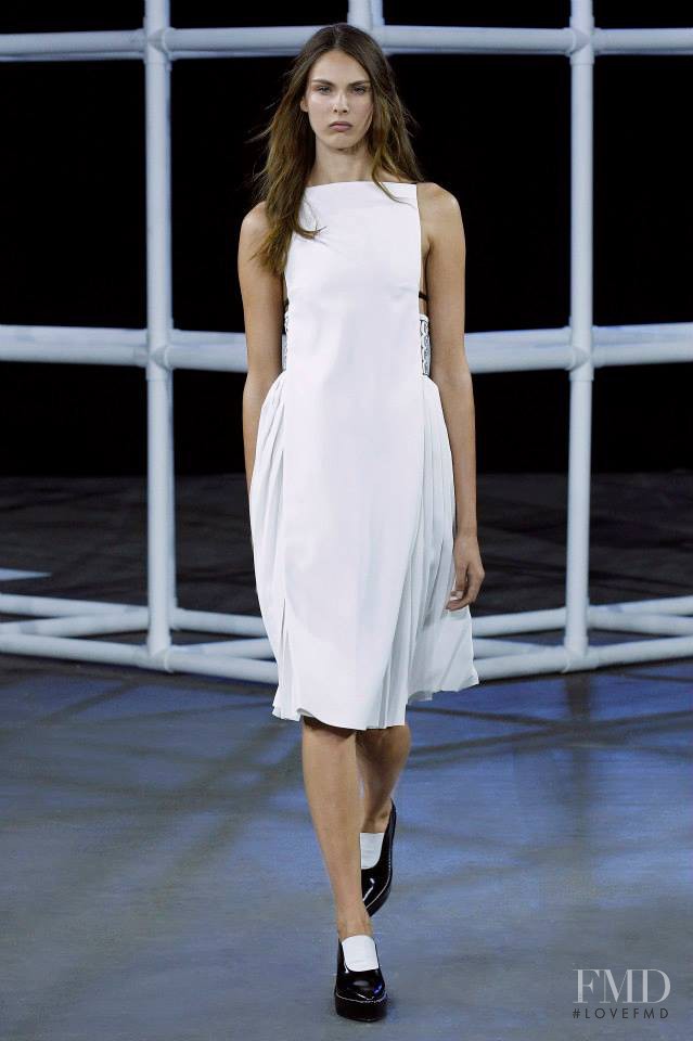 Jessa Brown featured in  the Alexander Wang fashion show for Spring/Summer 2014