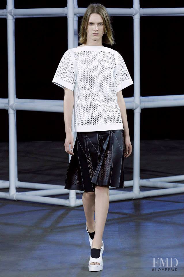 Ashleigh Good featured in  the Alexander Wang fashion show for Spring/Summer 2014