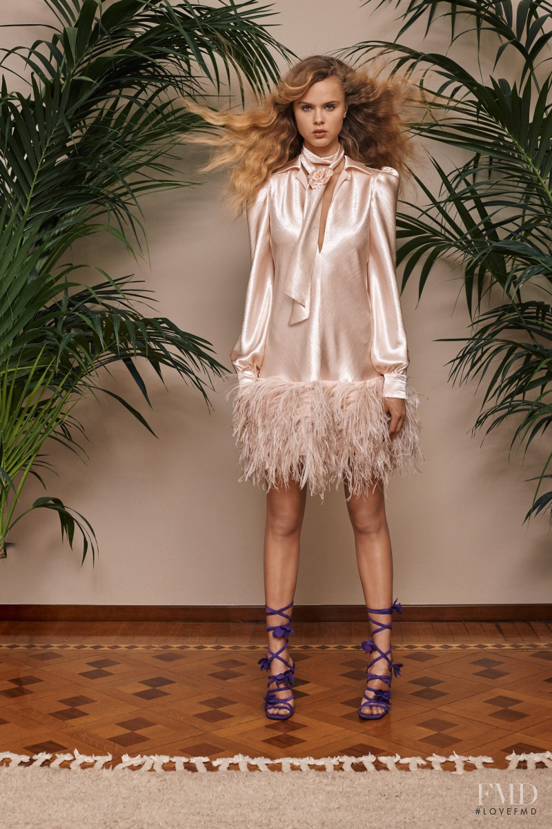 Olivia Vinten featured in  the Philosophy di Lorenzo Serafini lookbook for Pre-Fall 2020