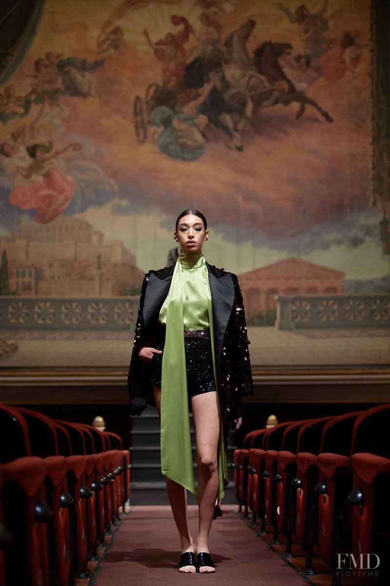 Sorachi Terrazas featured in  the Alfredo Martinez fashion show for Spring/Summer 2023