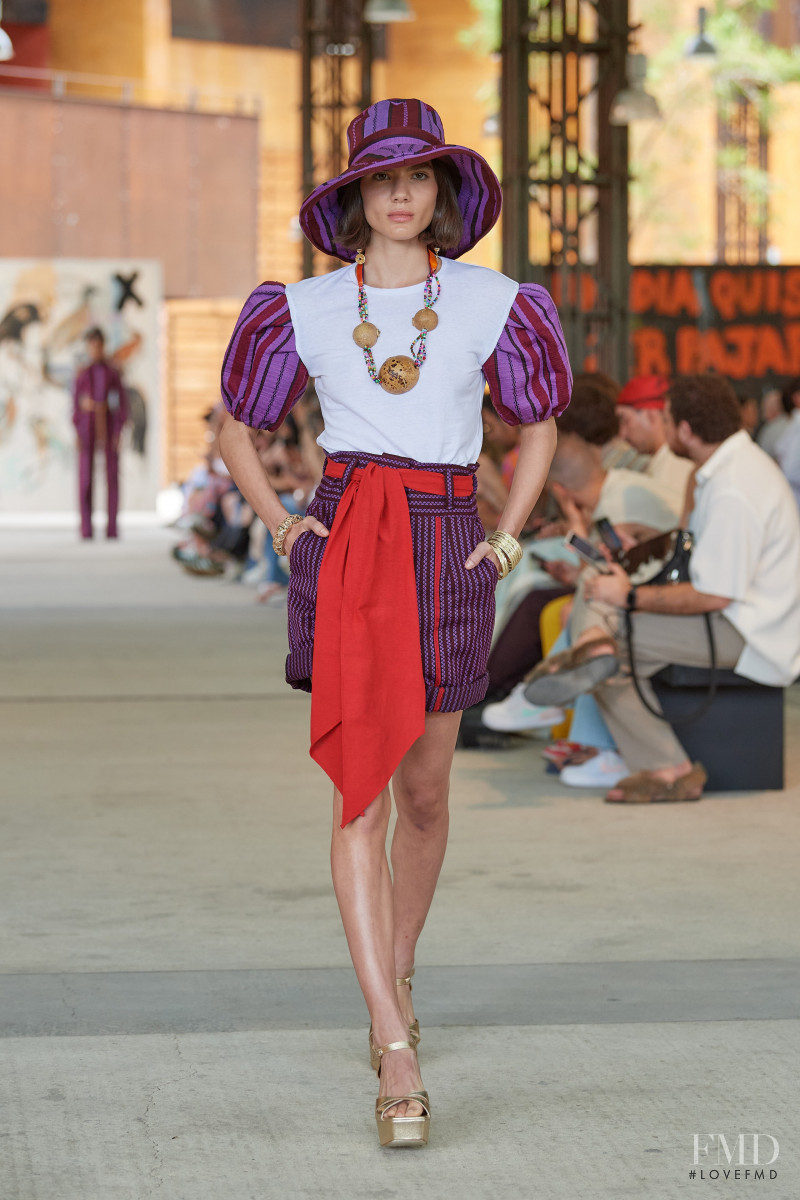 Jess Salgado featured in  the Moravy fashion show for Spring/Summer 2023