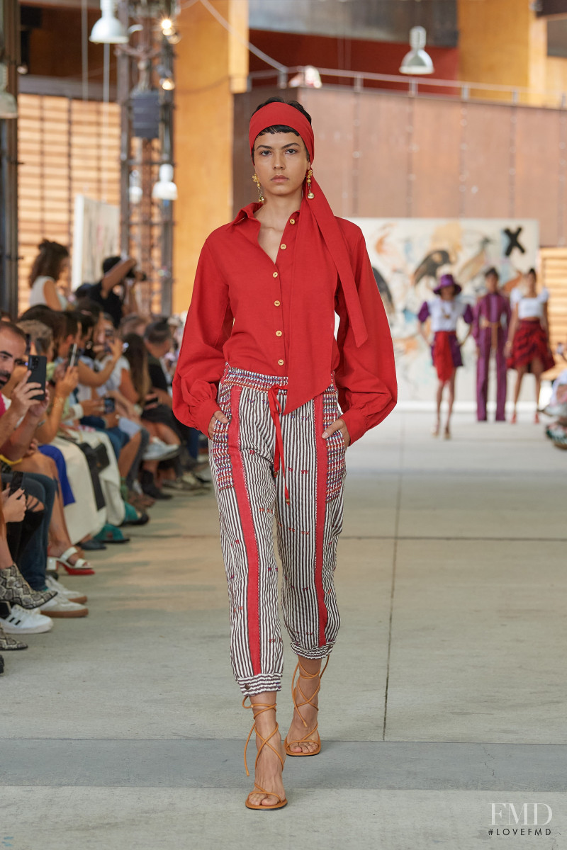 Celic Dorig featured in  the Moravy fashion show for Spring/Summer 2023