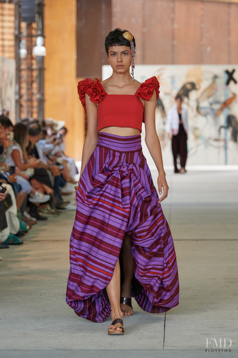 Celic Dorig featured in  the Moravy fashion show for Spring/Summer 2023