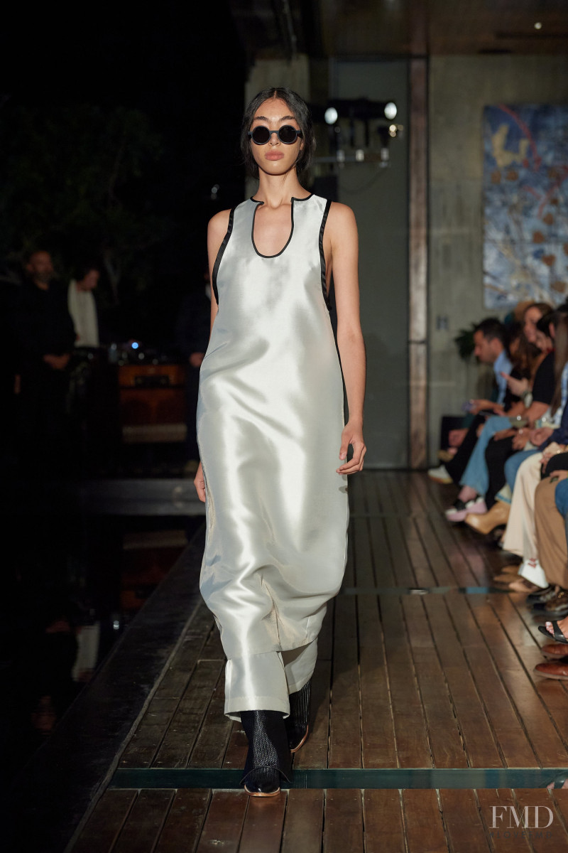 Sorachi Terrazas featured in  the Lorena Saravia fashion show for Spring/Summer 2023