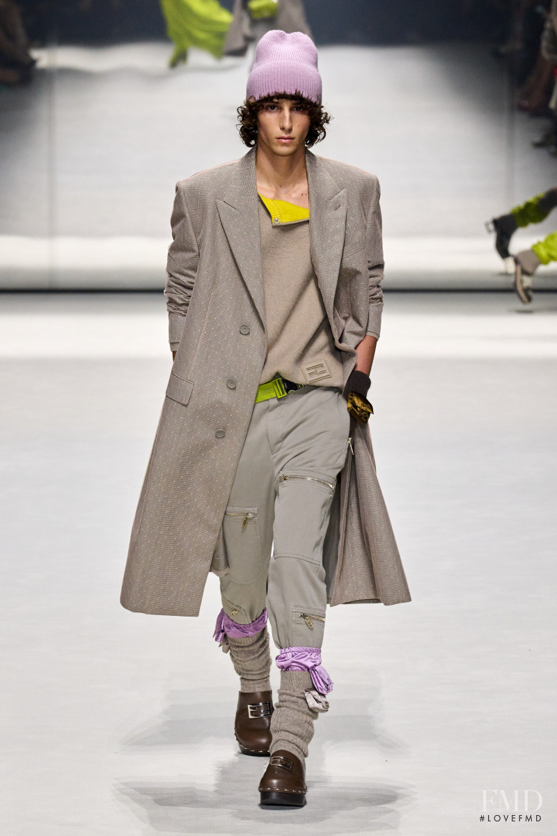 Luc Benoit featured in  the Fendi fashion show for Resort 2023