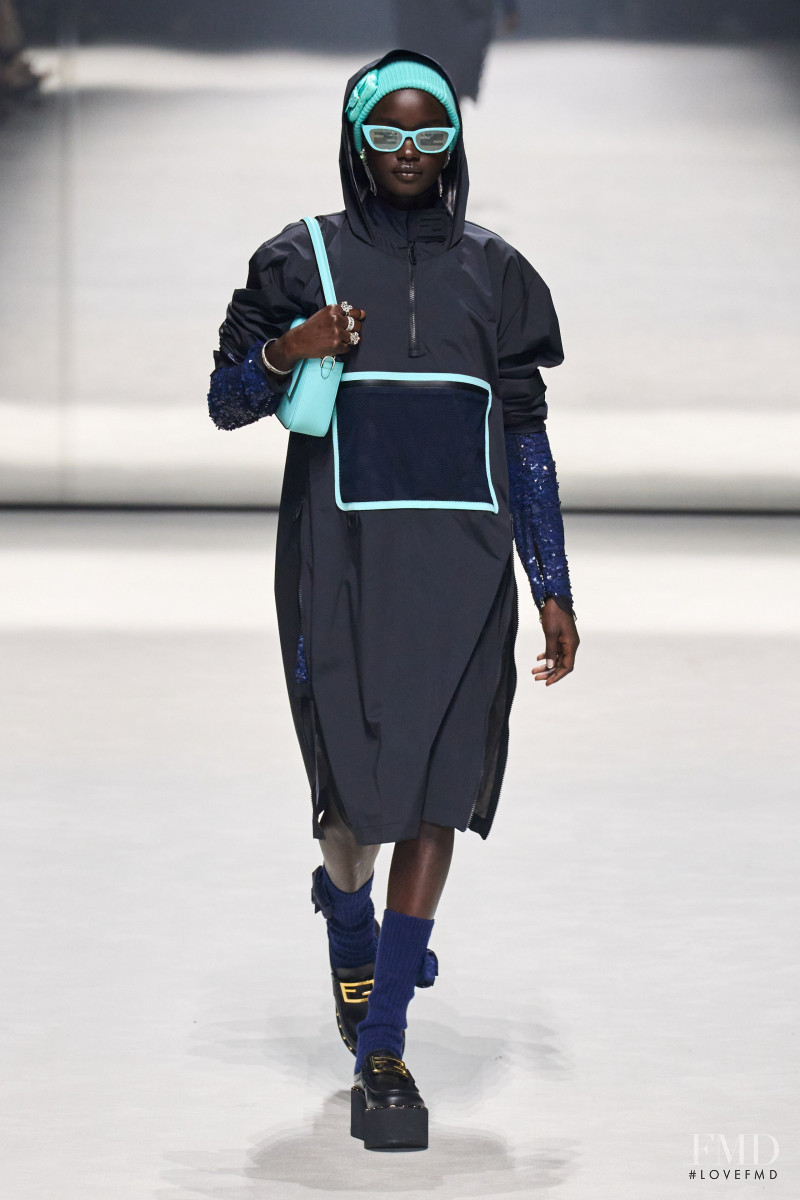 Akon Changkou featured in  the Fendi fashion show for Resort 2023