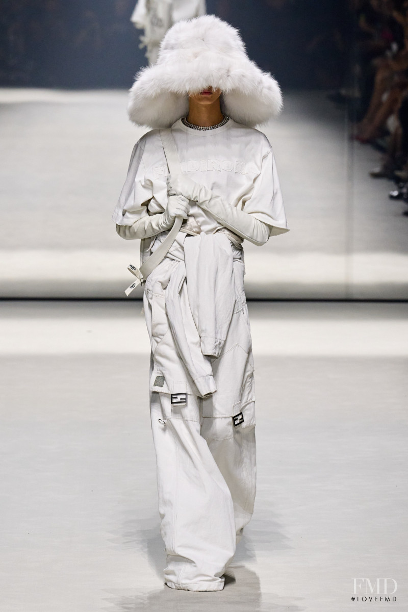 Noah Carlos featured in  the Fendi fashion show for Resort 2023