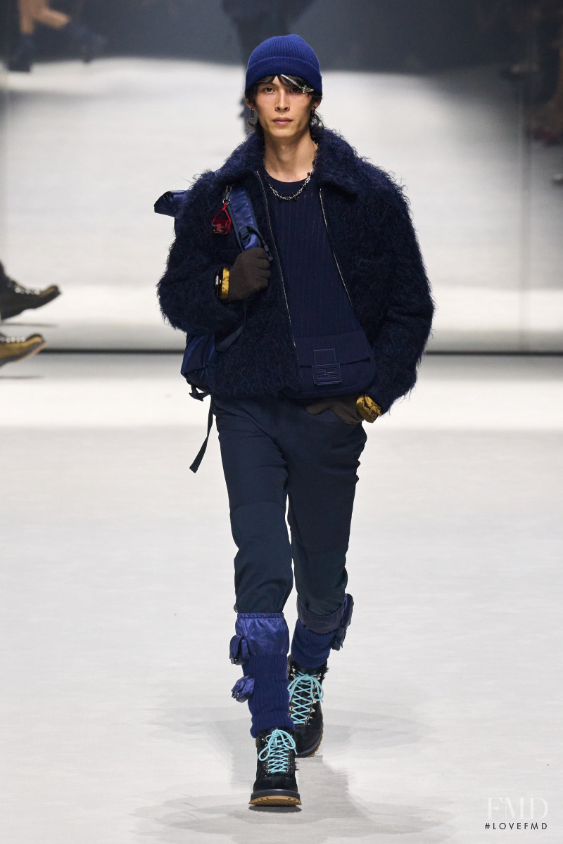 Yang Hao featured in  the Fendi fashion show for Resort 2023