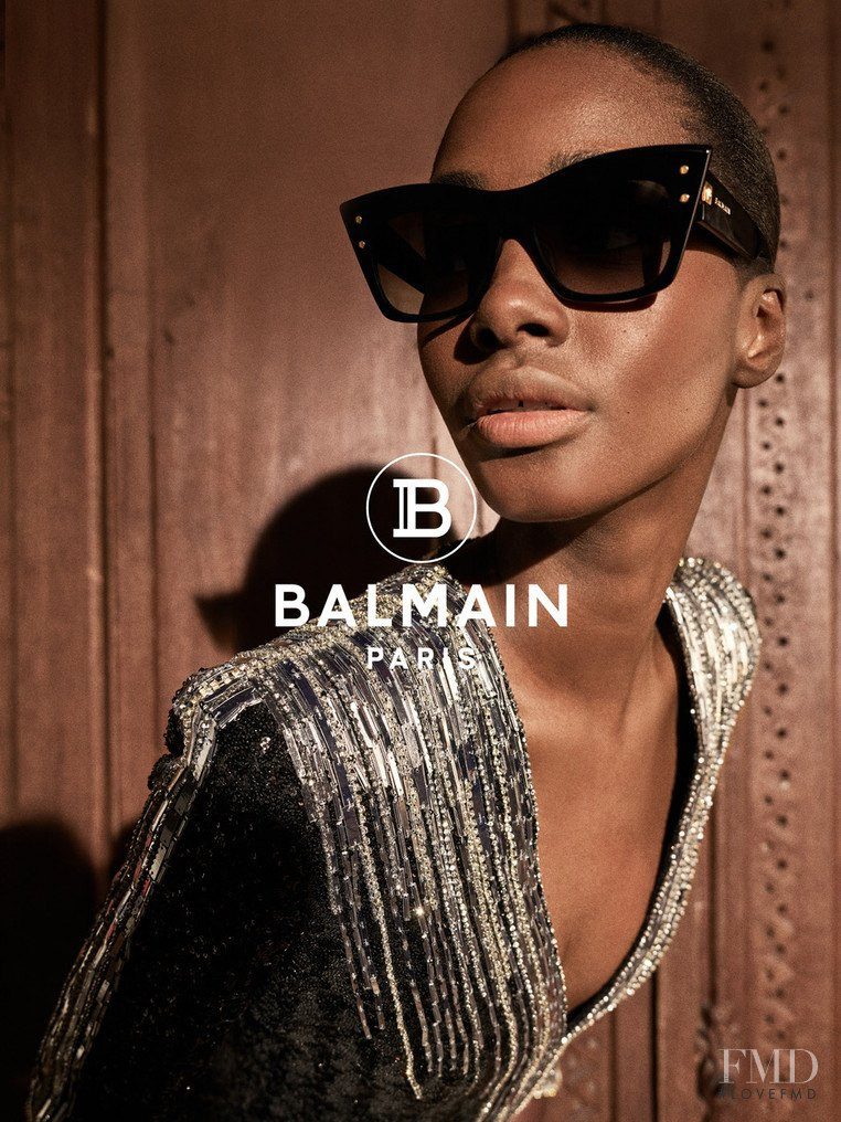 Tami Williams featured in  the Balmain Accessories advertisement for Spring/Summer 2020