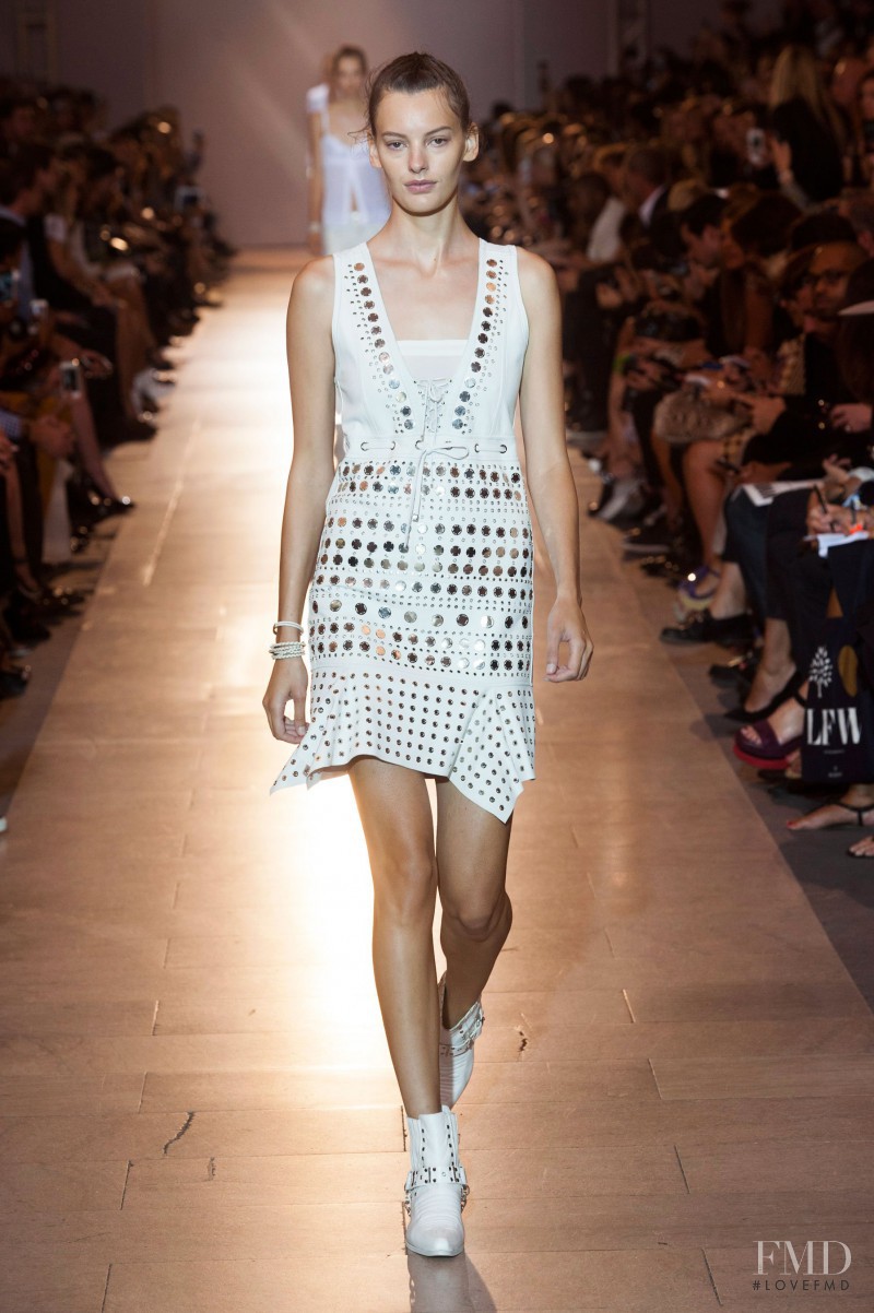 Amanda Murphy featured in  the Diesel Black Gold fashion show for Spring/Summer 2014