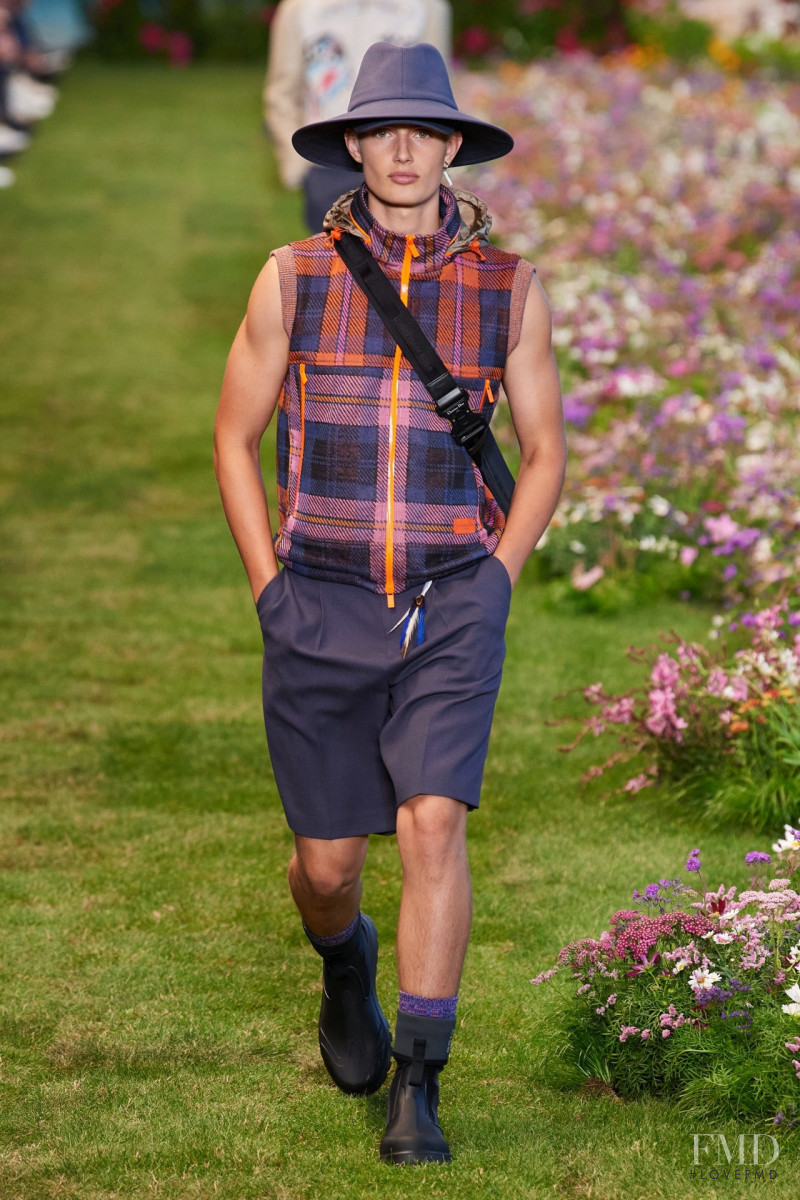 Thatcher Thornton featured in  the Dior Homme fashion show for Spring/Summer 2023